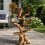 Tree Plant Stand – Solid Wood Multi-Tier Planter Shelf for Garden Decor