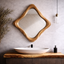 Solid Wood Wall Mirror – Modern Natural Bathroom Mirror Design