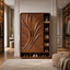 Carved Wood Wardrobe – Solid Wood Storage Cabinet for Bedroom Decor