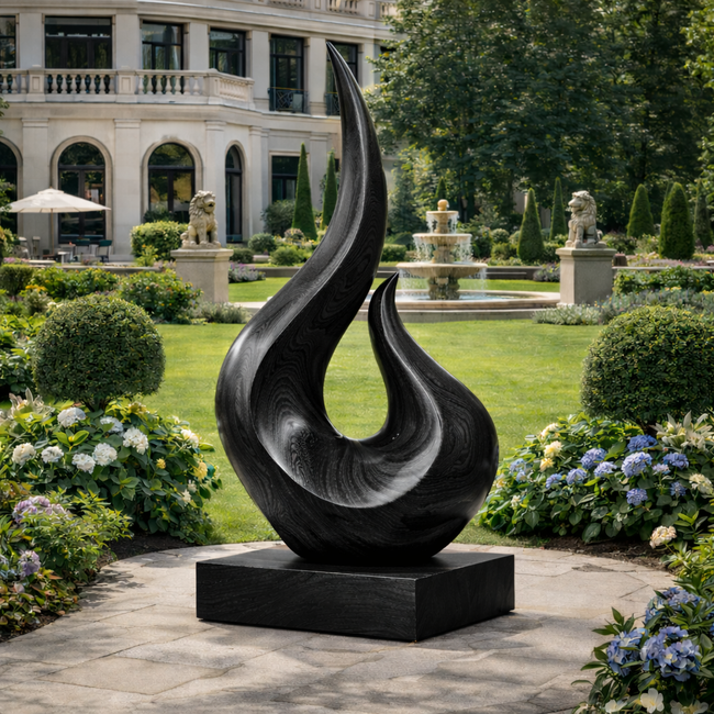 Large Wooden Statue – Sculptural Art Decor for Indoor and Outdoor Spaces Main Image