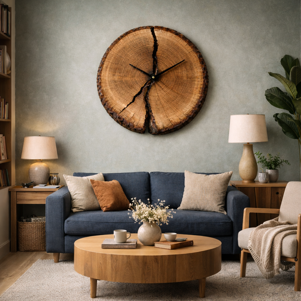 Wooden Wall Decor – Modern Natural Art for Living Spaces