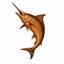Marlin Wall Art – Solid Wood Decorative Panel for Coastal Home Decor