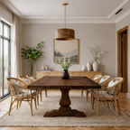 Solid Wood Dining Table – Modern Natural Furniture for Dining Spaces
