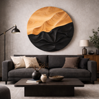Sculptural Wall Art – Handmade Wooden Decor for Modern Home
