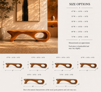Sculptural Bench – Solid Wood Wooden Bench for Modern Home