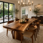 Live Edge Dining Table – Solid Wood Table for Dining Room