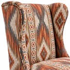 Patterned Upholstered Counter & Bar Stool