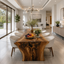 Live Edge Dining Table – Solid Wood Table for Dining Room