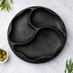 Wooden Serving Tray & Bowl Set – Natural Tableware for Entertaining