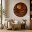 Sun Over Waves Wood Wall Art