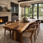Live Edge Dining Table – Solid Wood Table for Dining Room