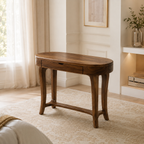Writing Desk – Solid Wood Desk with Drawer Storage