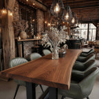 Solid Wood Dining Table – Modern Natural Furniture for Dining Spaces