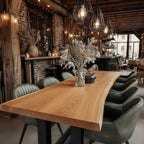 Solid Wood Dining Table – Modern Natural Furniture for Dining Spaces