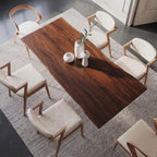 Solid Wood Dining Table – Modern Natural Furniture for Dining Spaces