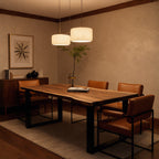 Solid Wood Dining Table – Modern Natural Furniture for Dining Spaces