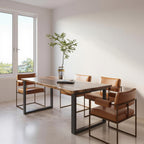 Solid Wood Dining Table – Modern Natural Furniture for Dining Spaces